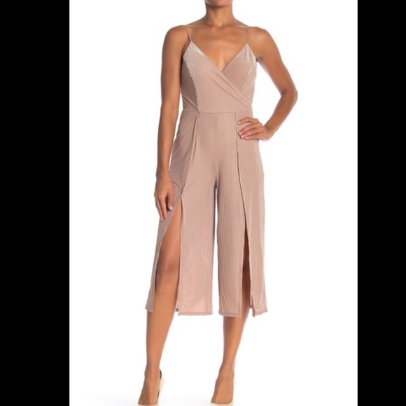 love, Fire Dresses & Skirts - love, Fire Ribbed Velvet Midi Jumpsuit
